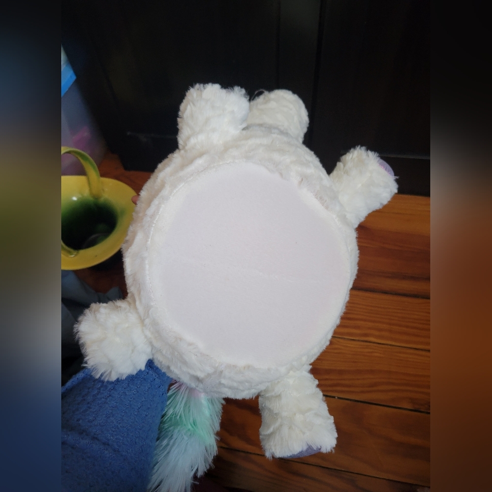 Nwot Plush Stuffed Animal Unicorn Easter Basket - Picture 6 of 7